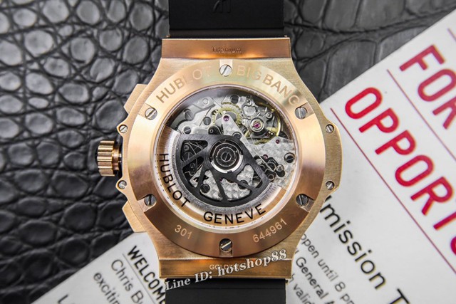 恒宝hublot宇舶表 玫瑰金 hublot高端复刻机械男士腕表 gjs1243